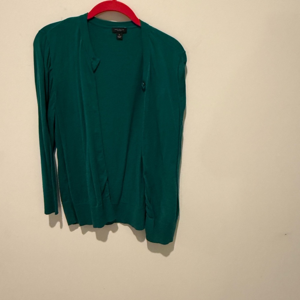 Ann Taylor Teal Knit Sweater